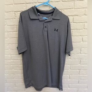 Men’s Heat Gear Performance 2.0 Heat Gear Polo Size XL Charcoal Gray
